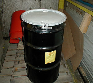 hazardous waste 55 gallon drum - image