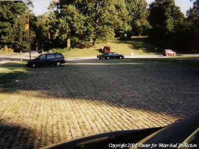 There are several inovative ways to allow stormwater to absorb into the ground such as pavers (interlocking blocks) and.porous concrete.